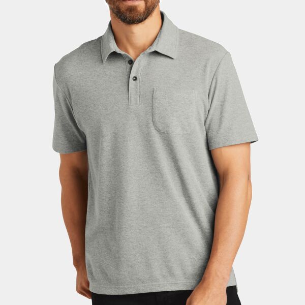 C Free ® Cotton Blend Pique Pocket Polo Thumbnail