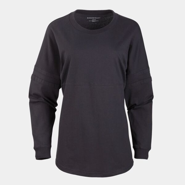 Women's Pom Pom Long Sleeve Jersey T-Shirt Thumbnail