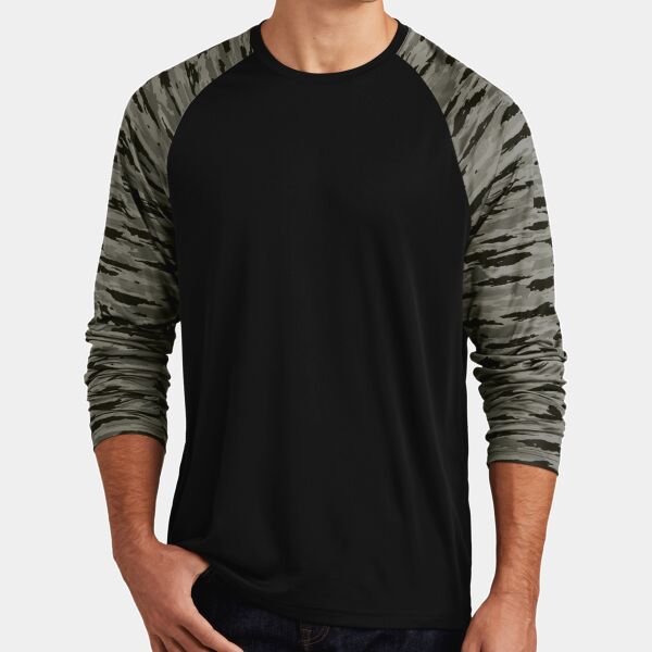 Drift Camo Colorblock Long Sleeve Tee Thumbnail