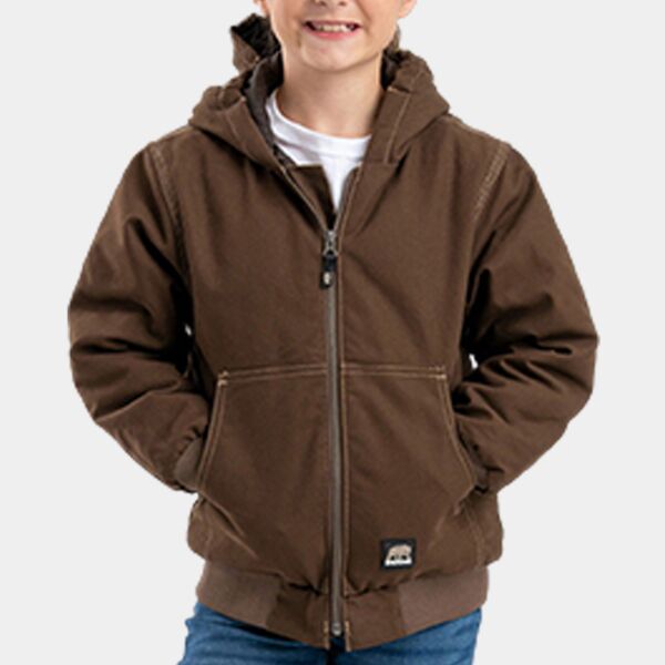 Youth Highland Softstone Duck Hooded Jacket Thumbnail