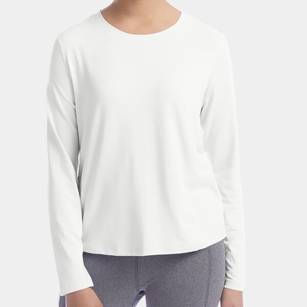 Ladies' Cutout Long Sleeve T-Shirt Thumbnail