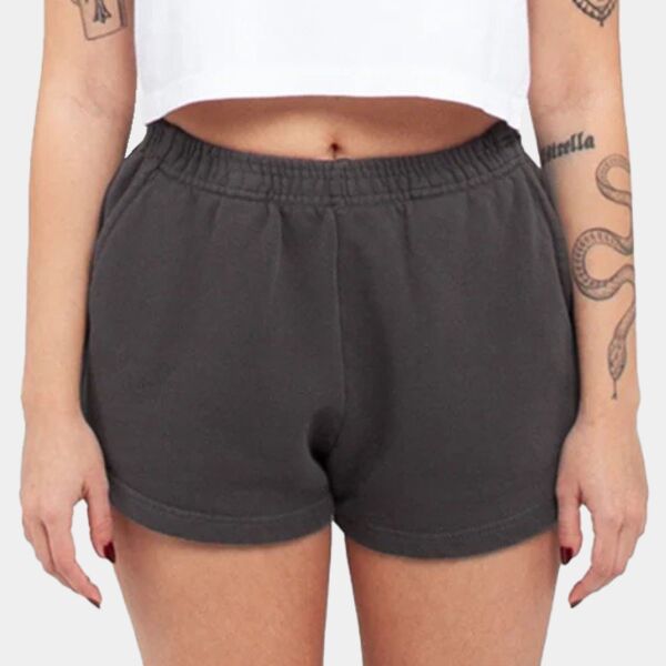 Ladies' Garment Dye Fleece Shorts Thumbnail