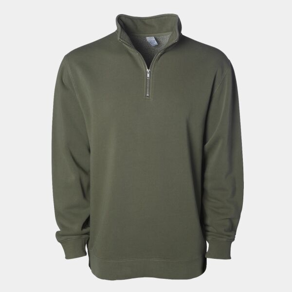 Unisex Pigment-Dyed Quarter-Zip Pullover Thumbnail