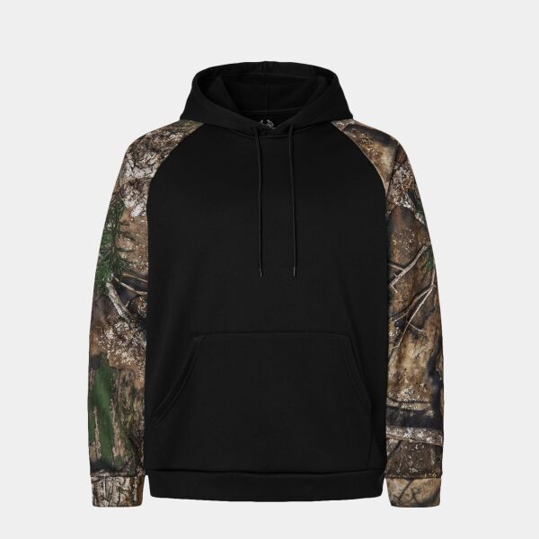 Unisex Realtree® Performance Colorblocked Hooded Sweatshirt Thumbnail