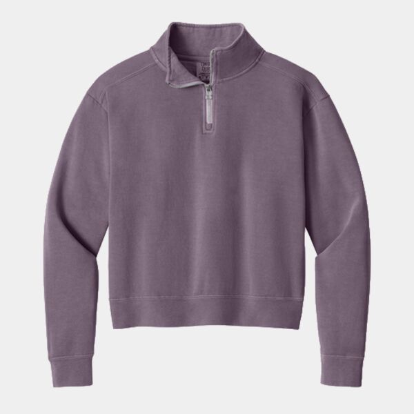 Women's Mid Length 1/4 Zip Sweatshirt Thumbnail