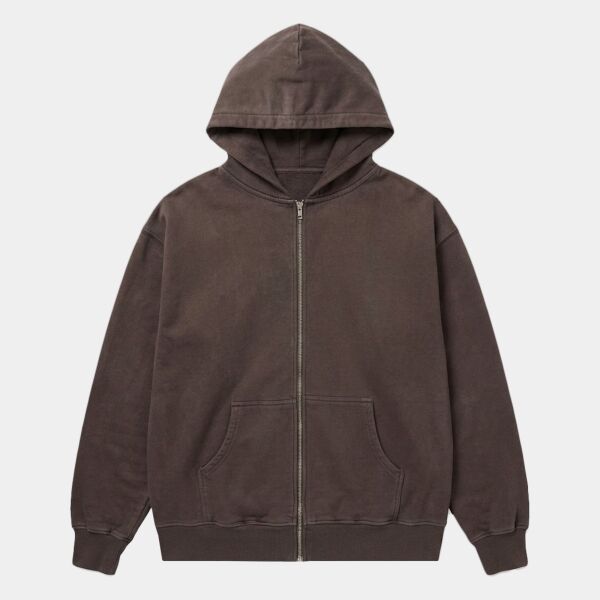 Unisex Max Heavy Fleece Garment-Dyed Full-Zip Hooded Sweatshirt Thumbnail