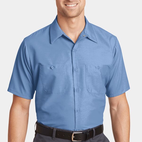 Long Size, Short Sleeve Industrial Work Shirt Thumbnail