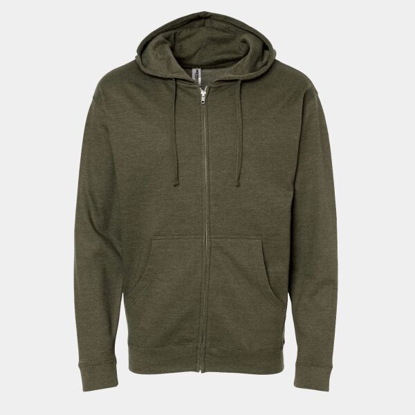 Unisex Midweight Full-Zip Hooded Sweatshirt Thumbnail