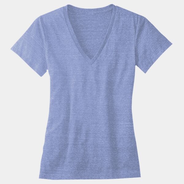 Women’s Triblend Deep V-Neck Tee Thumbnail