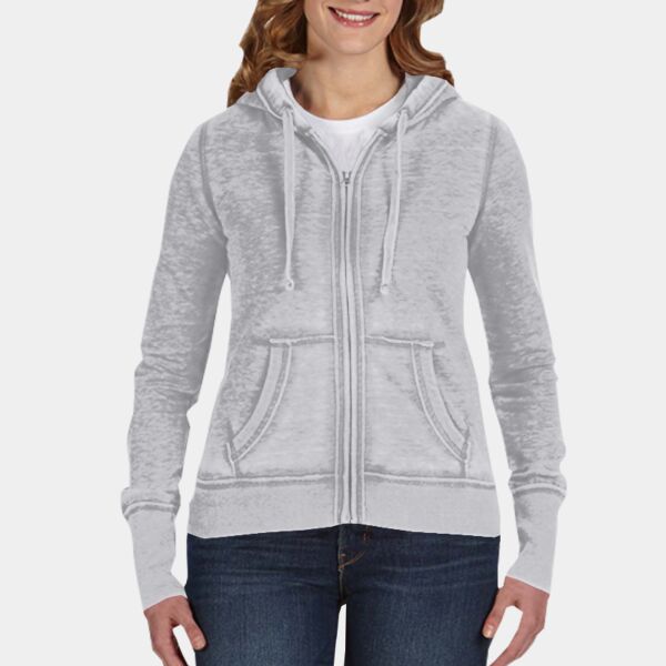 Ladies' Zen Full-Zip Fleece Hooded Sweatshirt Thumbnail