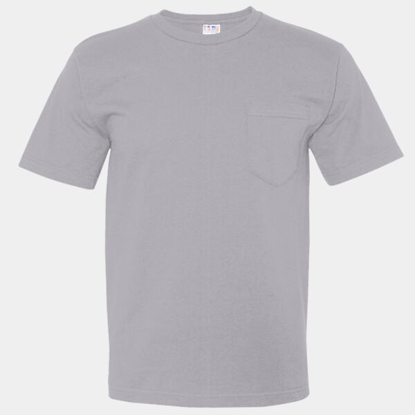 Unisex USA Made Midweight Pocket T-Shirt Thumbnail