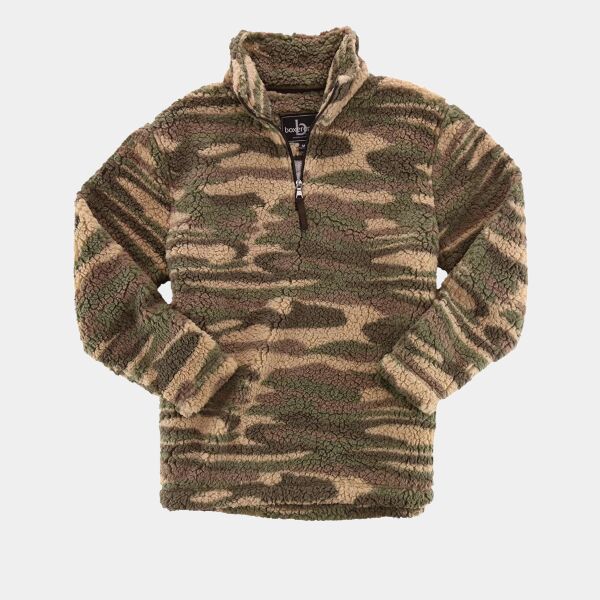 Unisex Sherpa Fleece Quarter-Zip Pullover Thumbnail