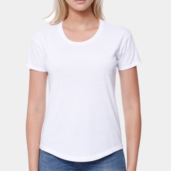 Ladies' CVC Melrose High Low T-shirt Thumbnail