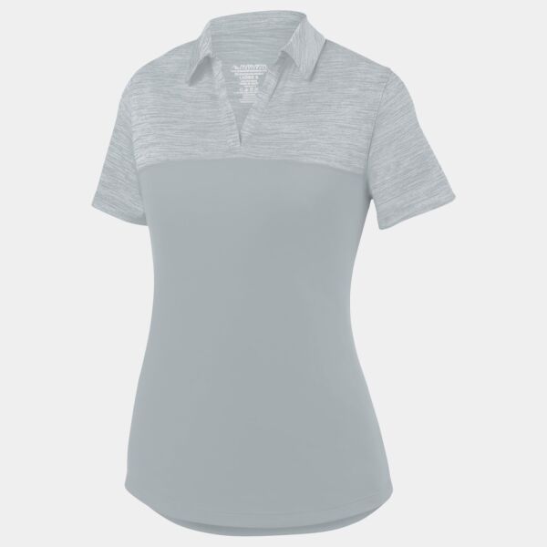 Ladies' Shadow Tonal Heather Polo Thumbnail