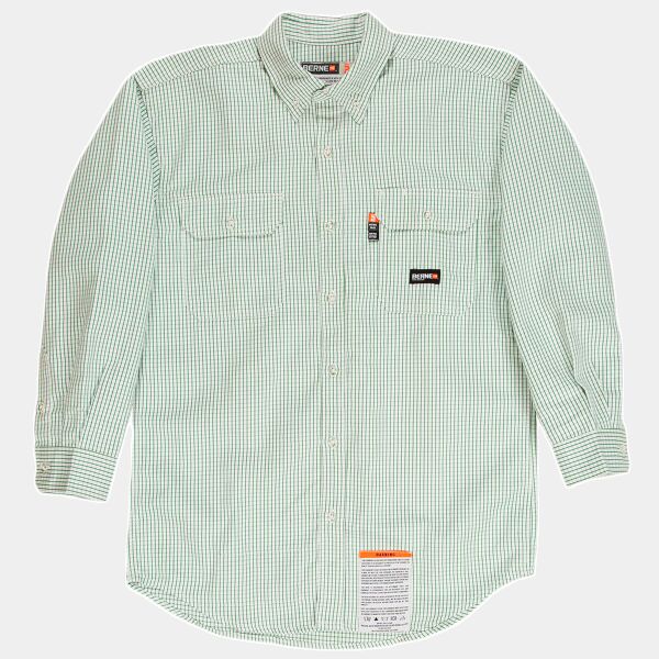 Men's Flame-Resistant Down Plaid Work Shirt Thumbnail