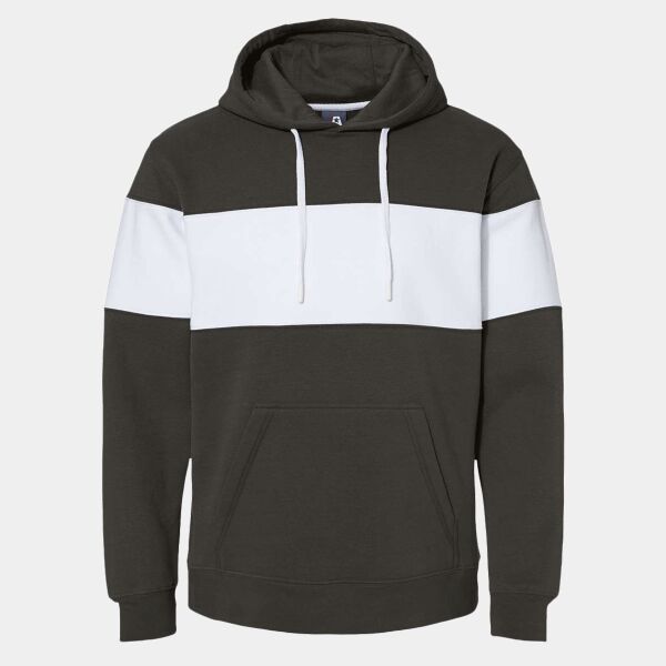 Men's Varsity Fleece Colorblocked Hooded Sweatshirt Thumbnail