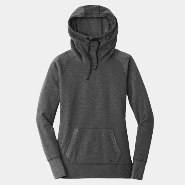 Ladies Tri Blend Fleece Pullover Hoodie Thumbnail
