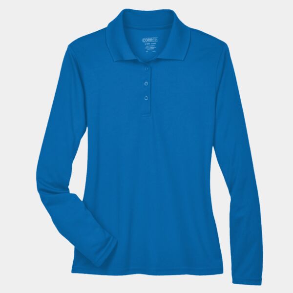 Women's Pinnacle Performance Long Sleeve Piqué Polo Thumbnail