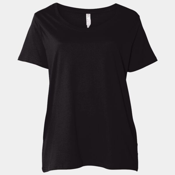 Curvy Collection Women's Scoopneck Premium Jersey Tee Thumbnail
