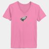 Ladies ComfortSoft&#174; V Neck T Shirt Thumbnail
