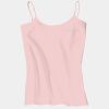 Juniors 1x1 Rib Spaghetti Strap Tank Thumbnail